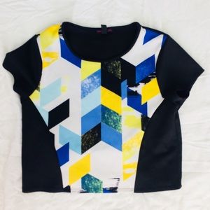 Juniors Material Girl Geometric Cropped Top
